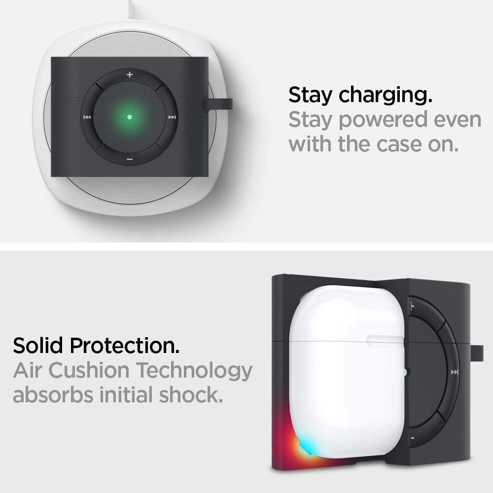 Case Airpods Pro Spigen Classic Shuffle Soft Silicone Original Casing