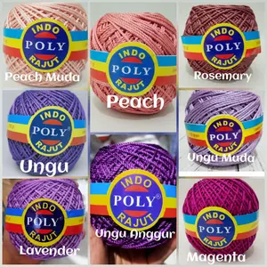 Benang Rajut Polyindo (Varian Ungu)