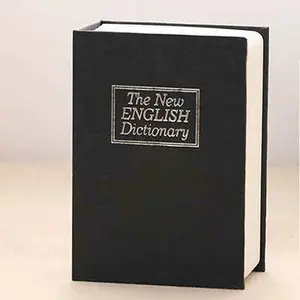Security Dictionary Cash Jewelry Key Lock Book Storage-tempat simpan