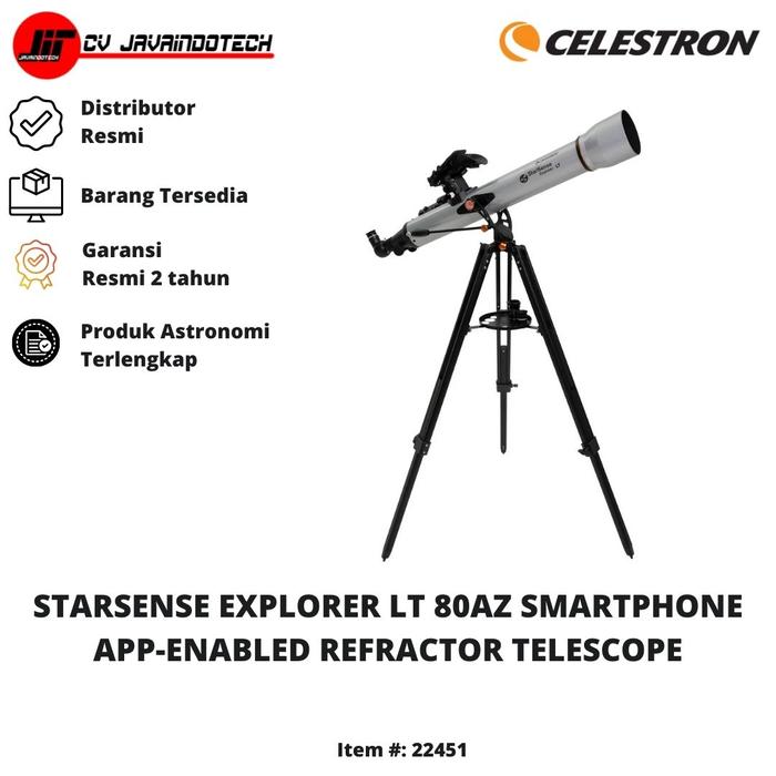 Gambar Teleskop Starsense Explorer LT 80AZ Smartphone App-Enabled Refractor dari JavaIndoTech Official Kota Bekasi Tokopedia