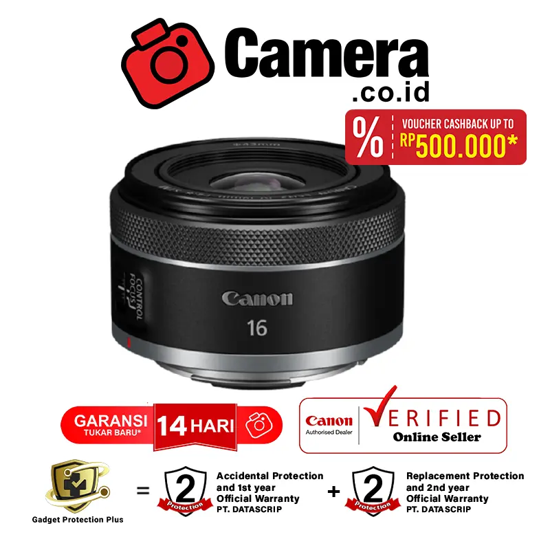 CANON RF 16mm f/2.8 STM - Lensa Ultra Lebar Ringkas untuk Sistem EOS R