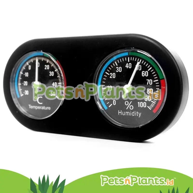 Thermometer Hygrometer Reptil Kura Torto Double Disc Wet NOMOY NFF-54 1