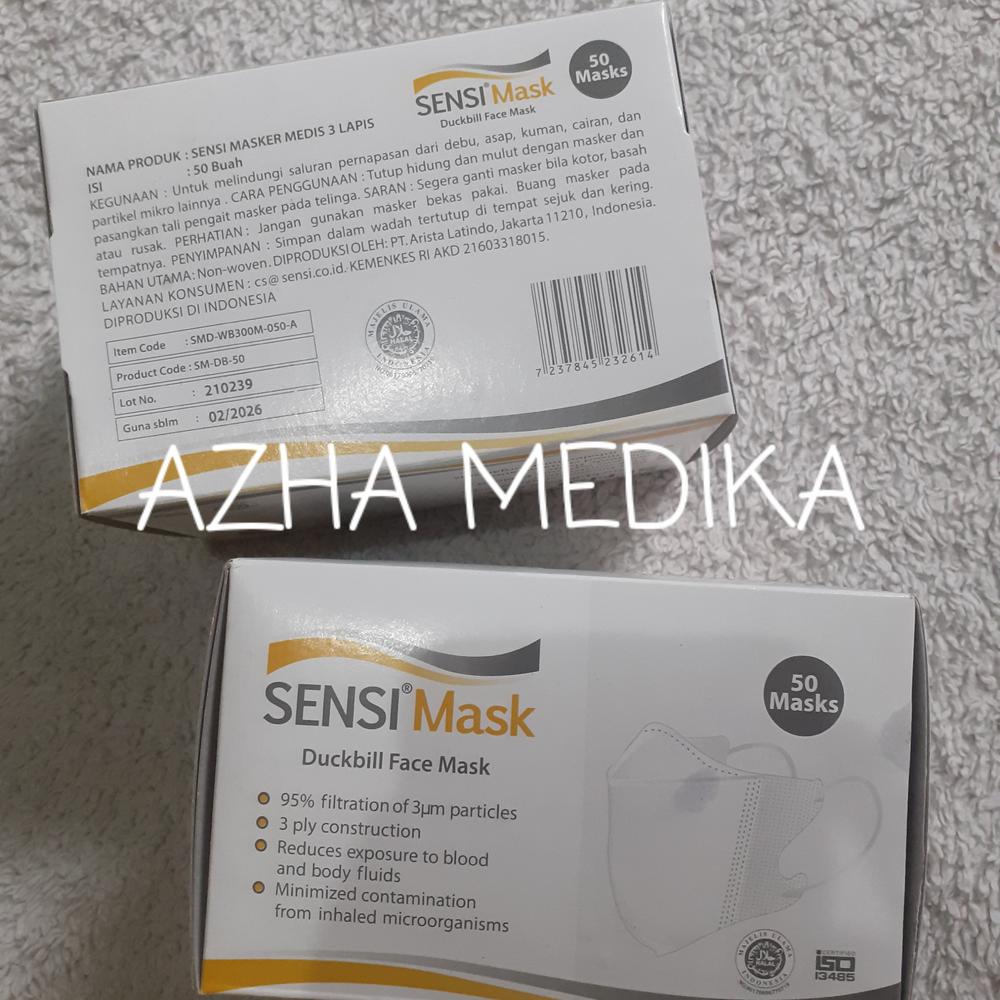 Masker Sensi Duckbill 3 Ply Masker Karet