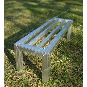 Rak Pot Tanaman Minimalis - Rak Besi Unik - Standing Pot Panjang 60cm