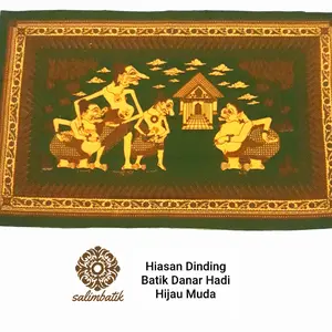 Souvenir Hiasan Dinding Batik Danar Hadi Solo Motif Wayang