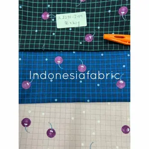 Kain bahan 0.5 meteran Katun Jepang Tokai Senko motif Grape