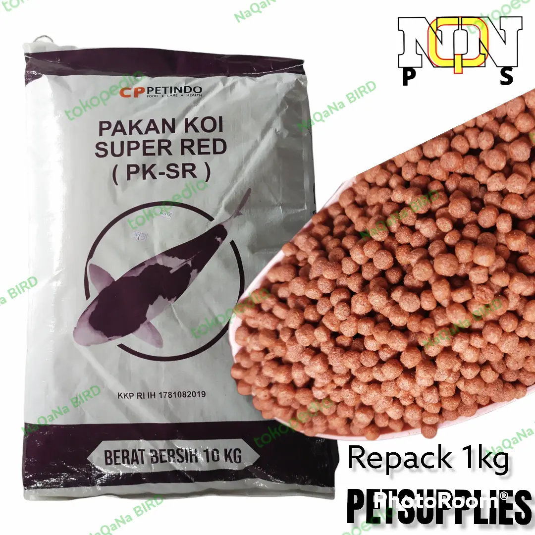 Pakan Ikan Koi berkualitas PK SR 2Mm 1kg