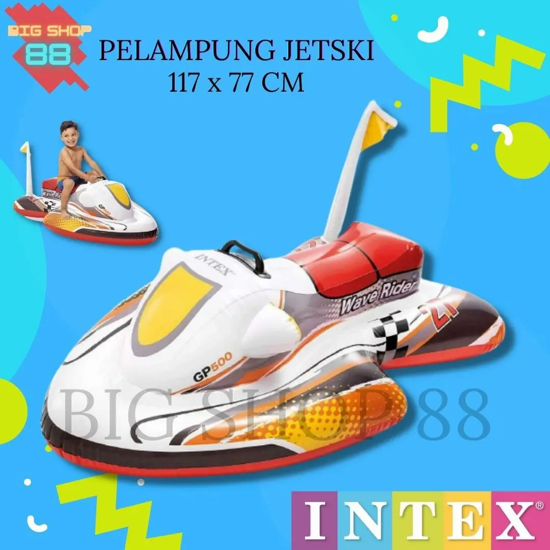 Pelampung Intex Jetski Jetsky Wave Rider Ride On 57520