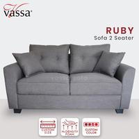 Gambar Sofa minimalis 2 Dudukan Vassa Ruby Sofa 2 seater dari Vassa Sofa & Home Kab. Bogor 4 Tokopedia