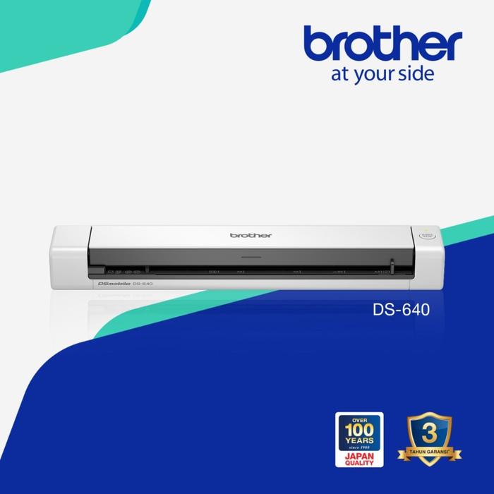 Gambar SCANNER BROTHER DS640 Compact Mobile Document DS-640 DS 640 dari Megacomp Online Kota Bandung Tokopedia