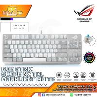 Gambar KEYBOARD GAMING ASUS ROG Scope NX TKL Moonlight White - Blue Switch dari Techno Computer Bali Kota Denpasar 1 Tokopedia