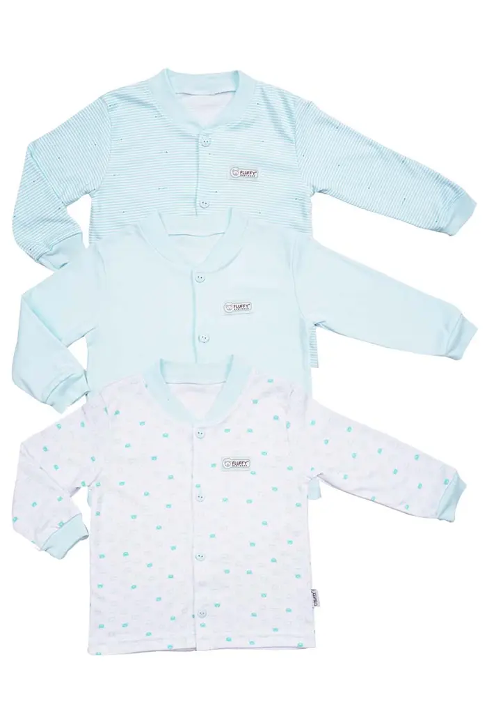 Gambar FLUFFY Baju Panjang Rib (Isi 3Pcs) BJX MIX SERIES 1/2/3 - Biru, 18-24 Bulan dari Fluffy Baby Store Kota Administrasi Jakarta Timur 5 Tokopedia