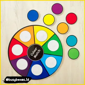 [busyboxes.id] Mencocokan Warna Mainan edukasi rainbow preschool paud