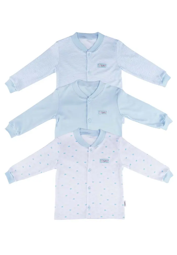 Gambar FLUFFY Baju Panjang Rib (Isi 3Pcs) BJX MIX SERIES 1/2/3 - Biru, 18-24 Bulan dari Fluffy Baby Store Kota Administrasi Jakarta Timur 4 Tokopedia