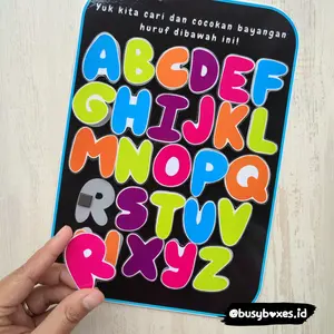 [busyboxes.id] busy page mencocokan huruf kapital mainan edukasi