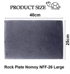 Rock Plate Basking Stone Tempat Jemur Reptil 40x25cm NOMOY NFF-26 Lrg