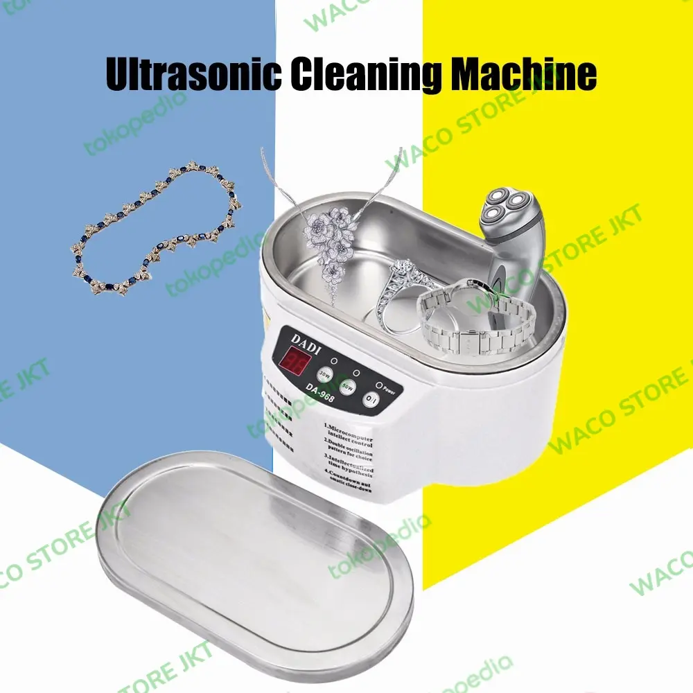 Mesin Pembersih Perhiasan Ultrasonic Smart Cleaner Jam Tangan