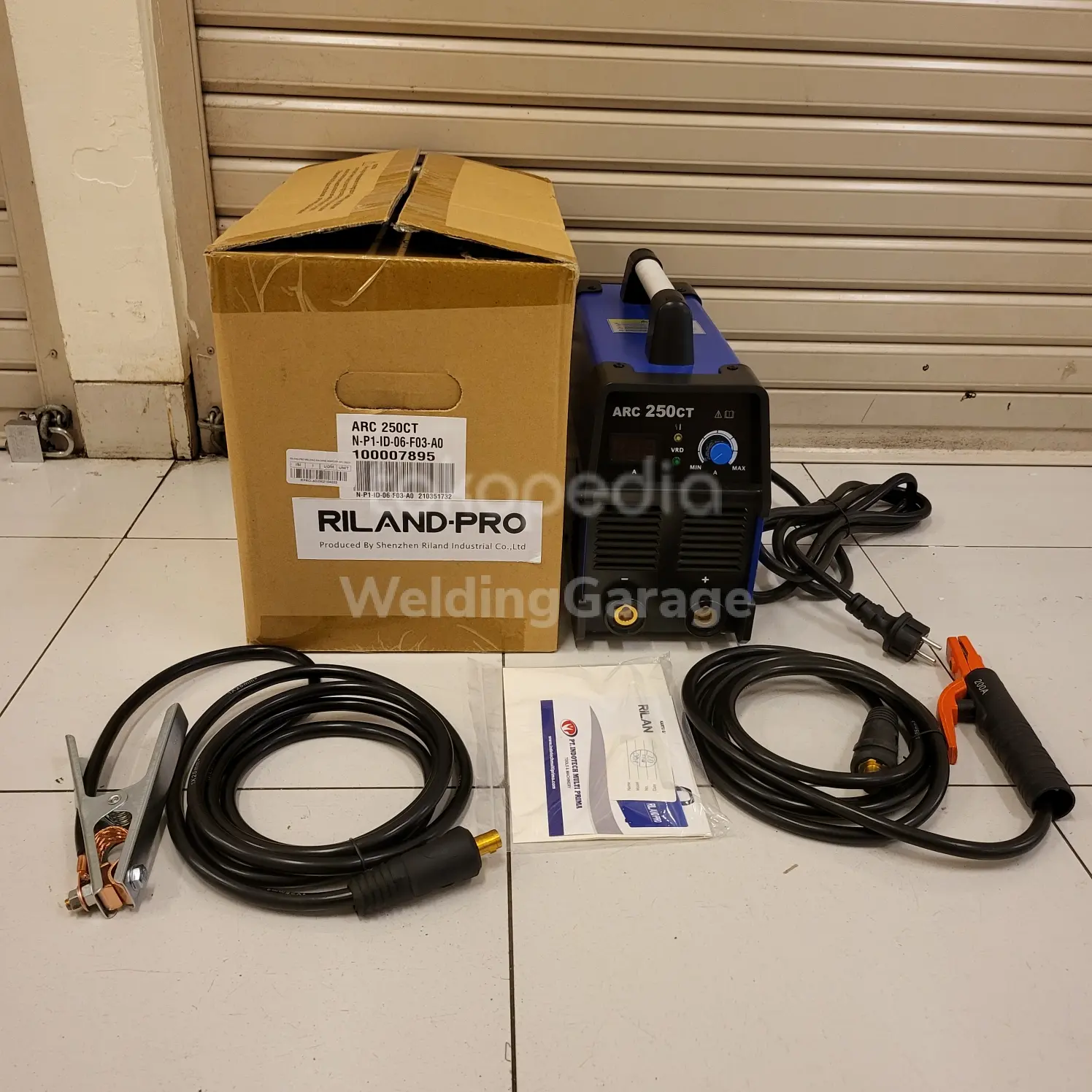 mesin las riland pro arc 250 ct 1 phase