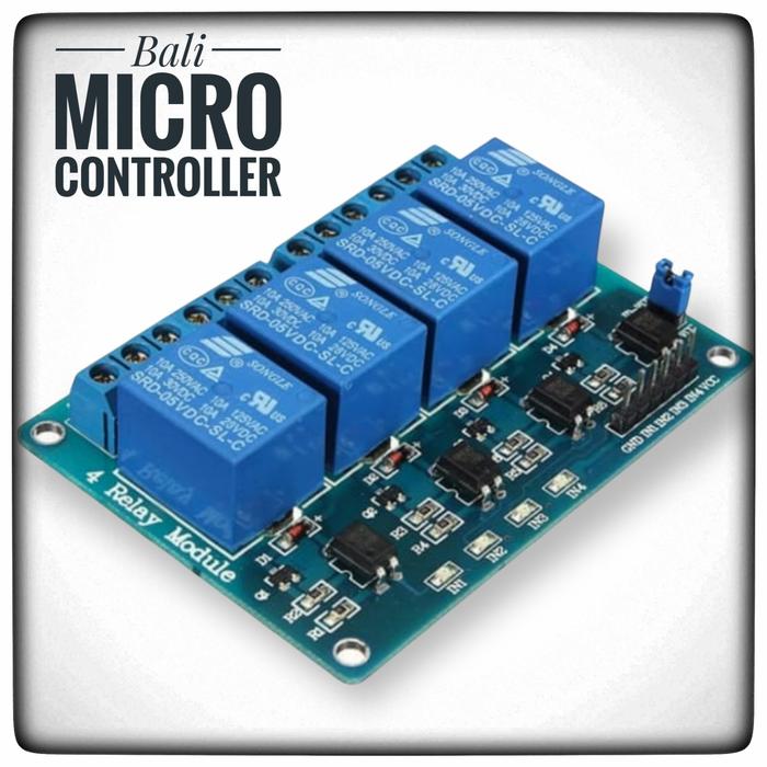 Jual Arduino 4 Channel Relay Module 5VDC di Denpasar Bali - Kota ...