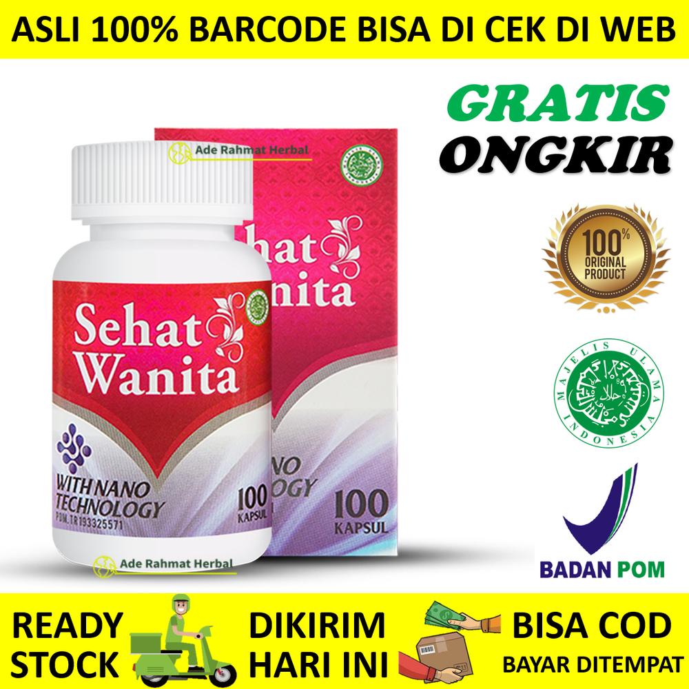Sehat Wanita - Obat Sakit Perut Kram, Nyeri Panggul, Bokong, Saat Mens - 50 kapsul