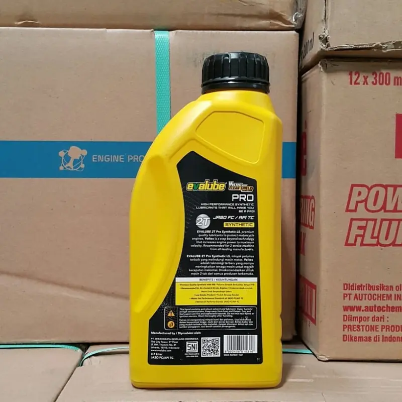 OLI SAMPING MOTOR 2T 2 TAK EVALUBE 2T PRO SYNTHETIC JASO FC - API TC 1