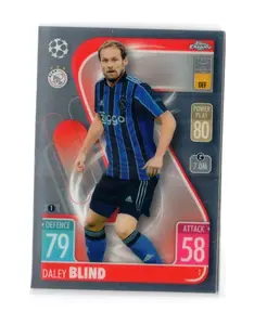 Kartu Bola Topps Match Attax Chrome Daley Blind - Ajax
