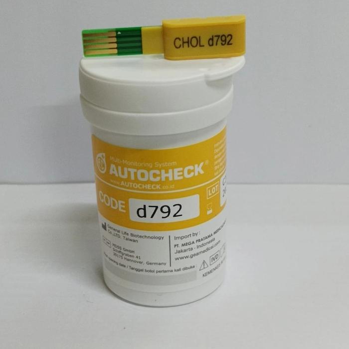Gambar Autocheck Kolesterol kolestrol isi5 Tabung segel auto check cholestrol dari PASTI MURAH... PASTI ASLI Jakarta Pusat Tokopedia