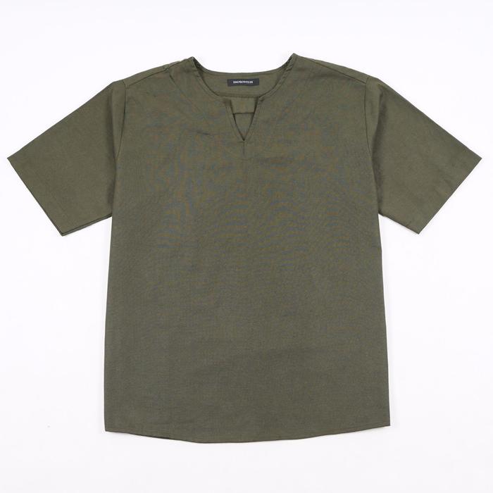 Gambar Dailyoutfits Kemeja Kurta Lengan Pendek Hijau Army Premium Quality - XXL dari Daily Outfits DYO Kota Tangerang Tokopedia
