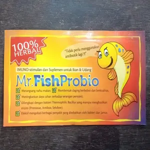 Suplemen ikan dan udang MR.FISH PROBIO 100gr