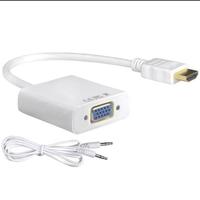 Gambar Adapter Converter HDMI To VGA + Audio Baru dari NBComputer Kota Cimahi 3 Tokopedia