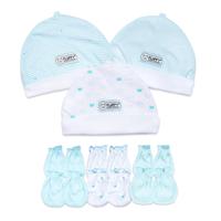 Gambar FLUFFY Bundling Topi Dan Sarung Tangan Kaki (Isi 3Pasang) TSTK3 MIX NB - Biru, 0-3 Bulan dari Fluffy Baby Store Kota Administrasi Jakarta Timur 3 Tokopedia