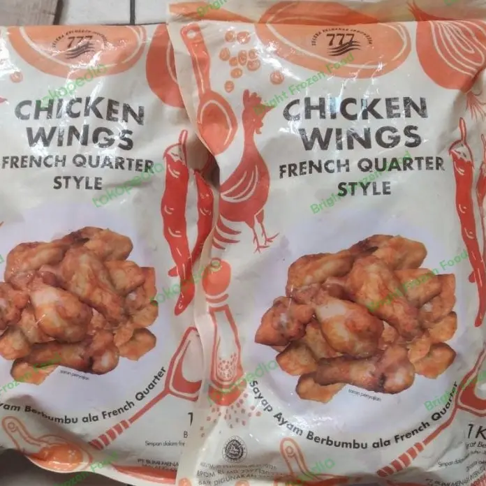 777 frozen chicken wings french quarter new orleans sayap ayam 777 1kg