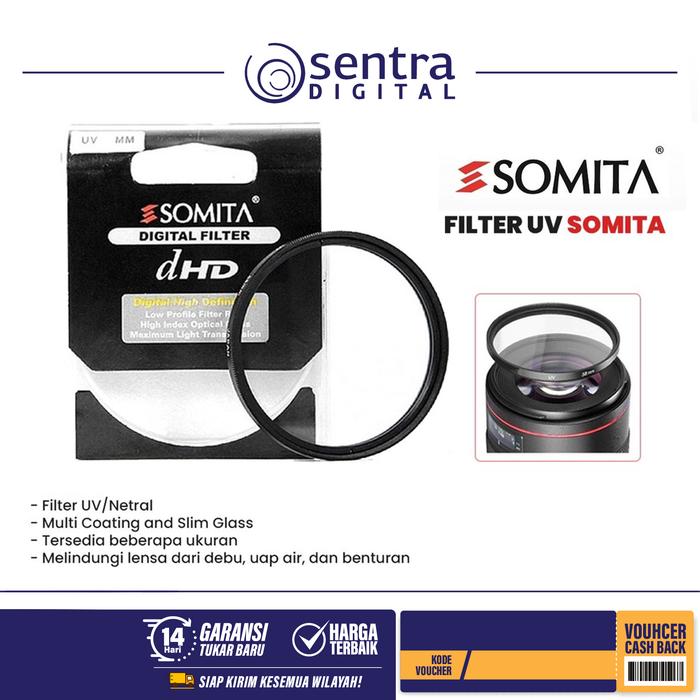 Gambar Somita Digital HD UV 67mm // filter UV // filter lensa dari Sentra Digital Kota Surabaya Tokopedia
