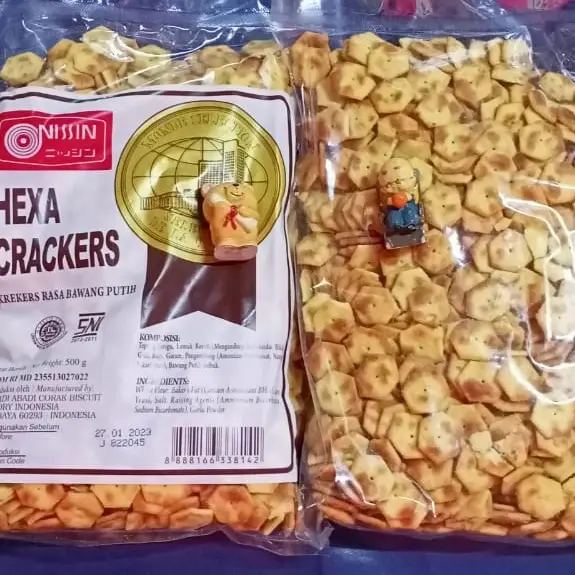 Hexa Nissin Crackers Jumbo 500 gram