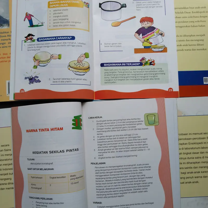 Buku Anak Ensiklopedi Iksperimen Sains set 1-8 oleh Tim Listafariska 3