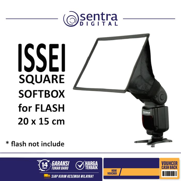 Gambar Softbox / Diffuser Flash ISSEI 20 x 15 cm dari Sentra Digital Kota Surabaya Tokopedia