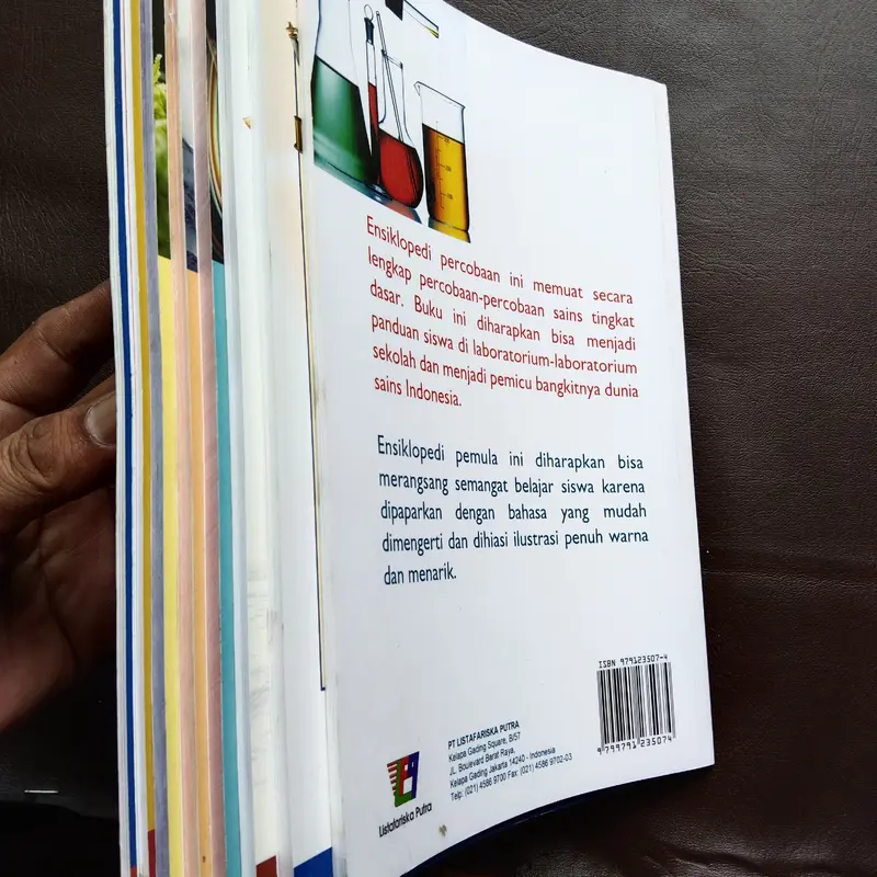 Buku Anak Ensiklopedi Iksperimen Sains set 1-8 oleh Tim Listafariska 4