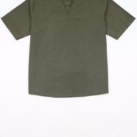 Gambar Dailyoutfits Kemeja Kurta Lengan Pendek Hijau Army Premium Quality - XXL dari Daily Outfits DYO Kota Tangerang 4 Tokopedia