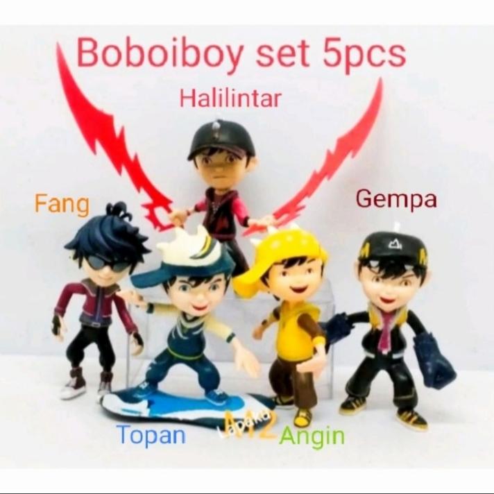 Action Figure Boboiboy set 5pcs 1