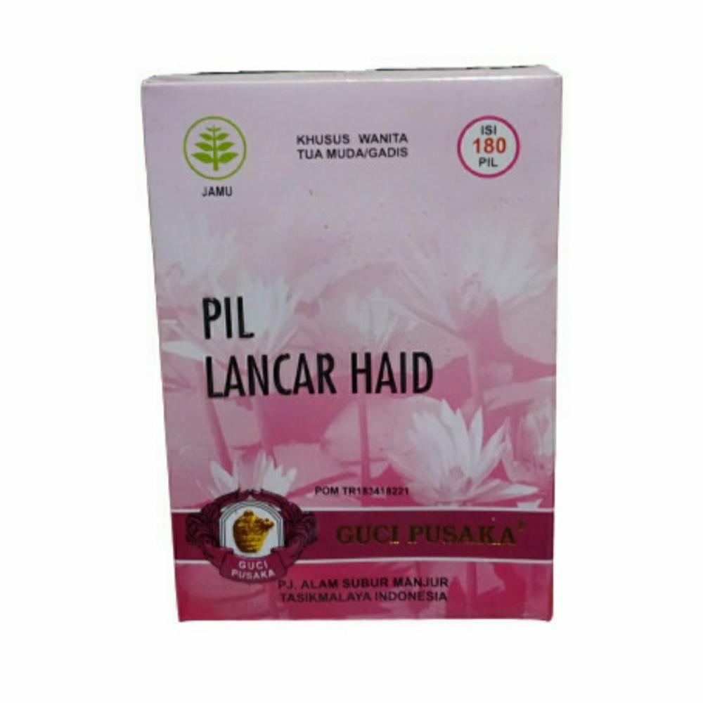 Pil lancar haid guci pustaka 180 pil