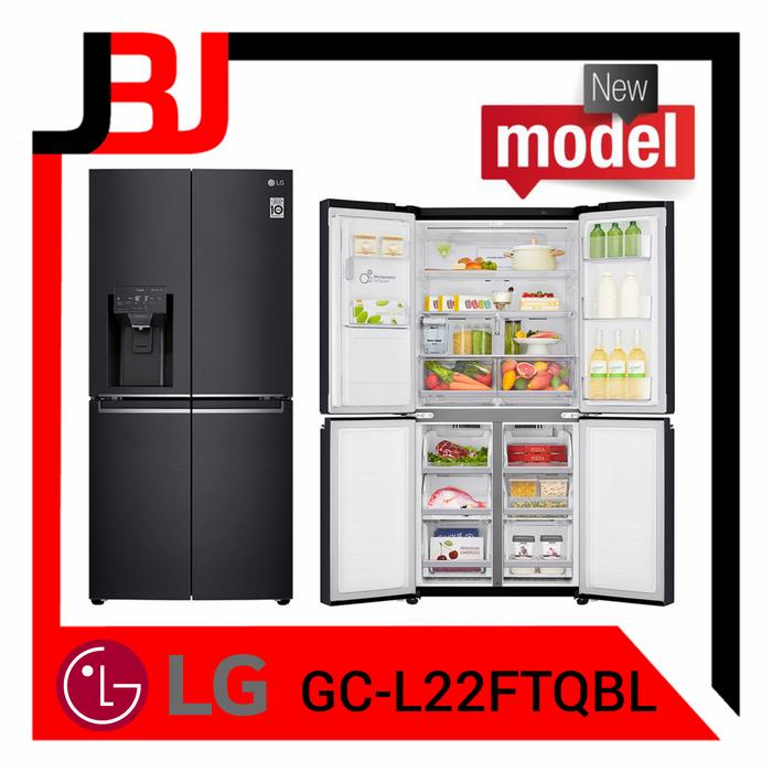 Gambar Kulkas LG 4 Pintu GC-L22FTQBL LG Side by Side Inverter LG GCL22FTQBL dari J B J Kota Administrasi Jakarta Selatan Tokopedia