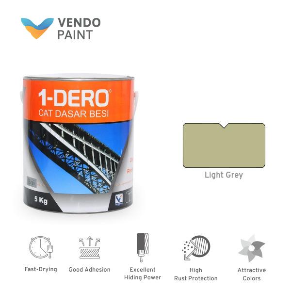 Gambar Cat Dasar/Meni Besi 1-Dero 5 kg Light Grey dari Sutindo Shop Kota Surabaya Tokopedia
