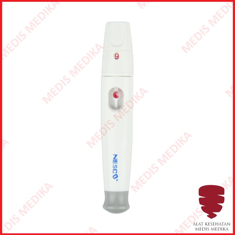 Lancing Pen Bekam Lancet Device Jarum Tembak Alat Ambil Sample Darah 3