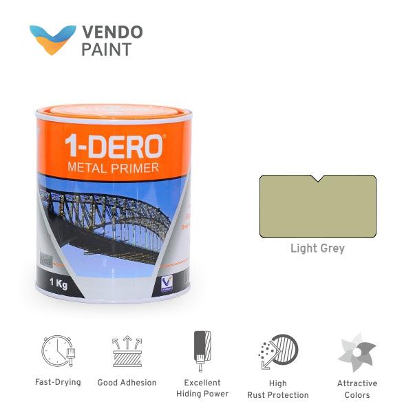 Gambar Cat Dasar/Meni Besi 1-Dero 1 kg Light Grey dari Sutindo Shop Kota Surabaya Tokopedia