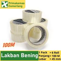 Gambar LAKBAN BENING / ISOLASI BENING (45MM X 100 METER) dari PRIMAKEMAS CEMERLANG Kota Administrasi Jakarta Barat 1 Tokopedia