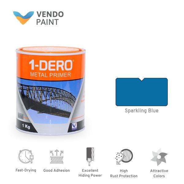 Gambar Cat Dasar/Meni Besi 1-Dero 1 kg Sparkling Blue dari Sutindo Shop Kota Surabaya Tokopedia