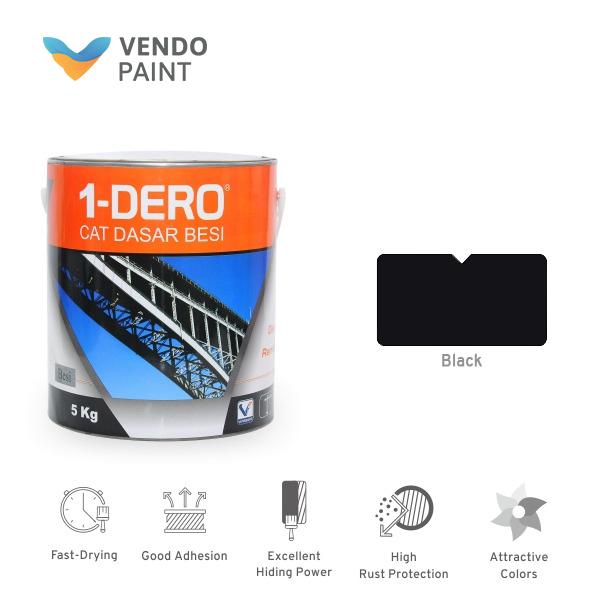 Gambar Cat Dasar/Meni Besi 1-Dero 5 kg Black dari Sutindo Shop Kota Surabaya Tokopedia