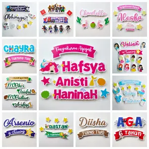 TULISAN DEKORASI BACKDROP | TULISAN NAMA BACKDROP | PAPAN STYROFOAM