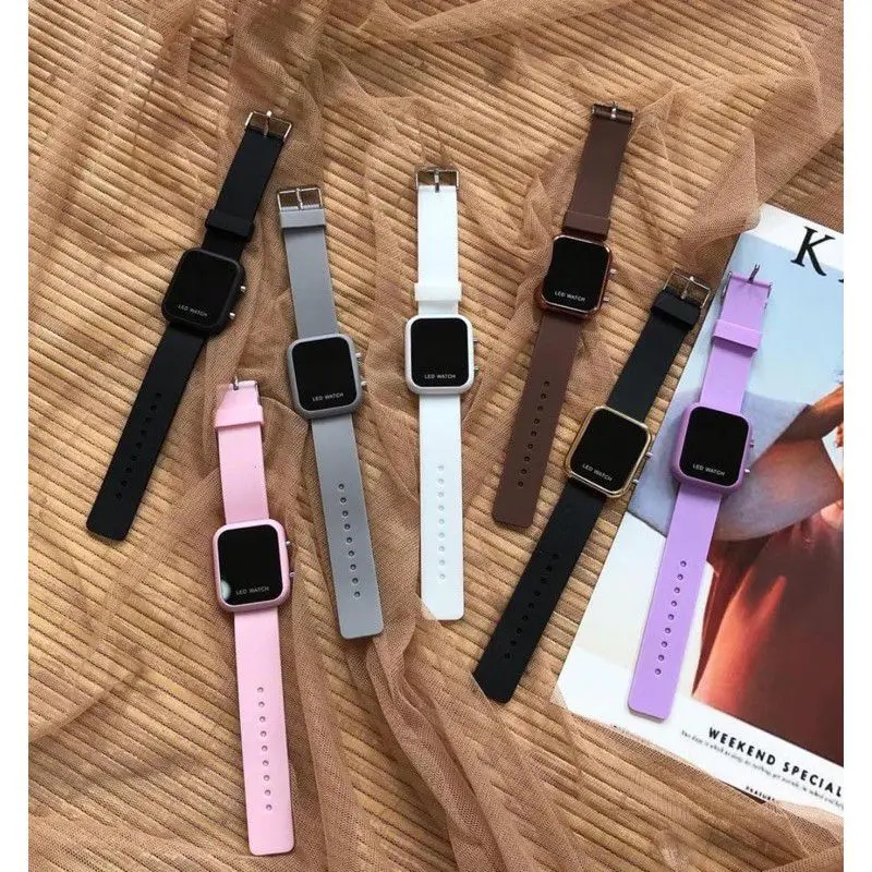 JAM TANGAN DIGITAL LED DISPLAY WATCH ELEKTRONIK DIGITAL FASHION KIDS
