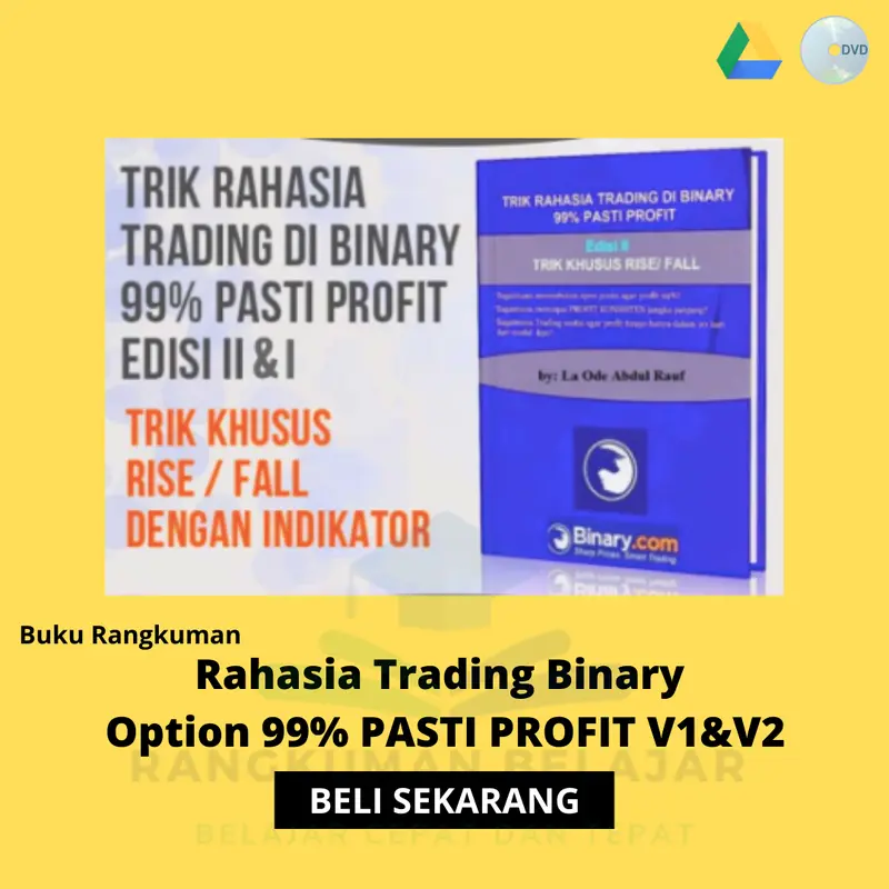 Buku Rahasia Trading Binary Option PASTI PROFIT V1&V2 Edisi RISE/FALL 0